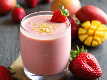 Фото Mango strawberry smoothie